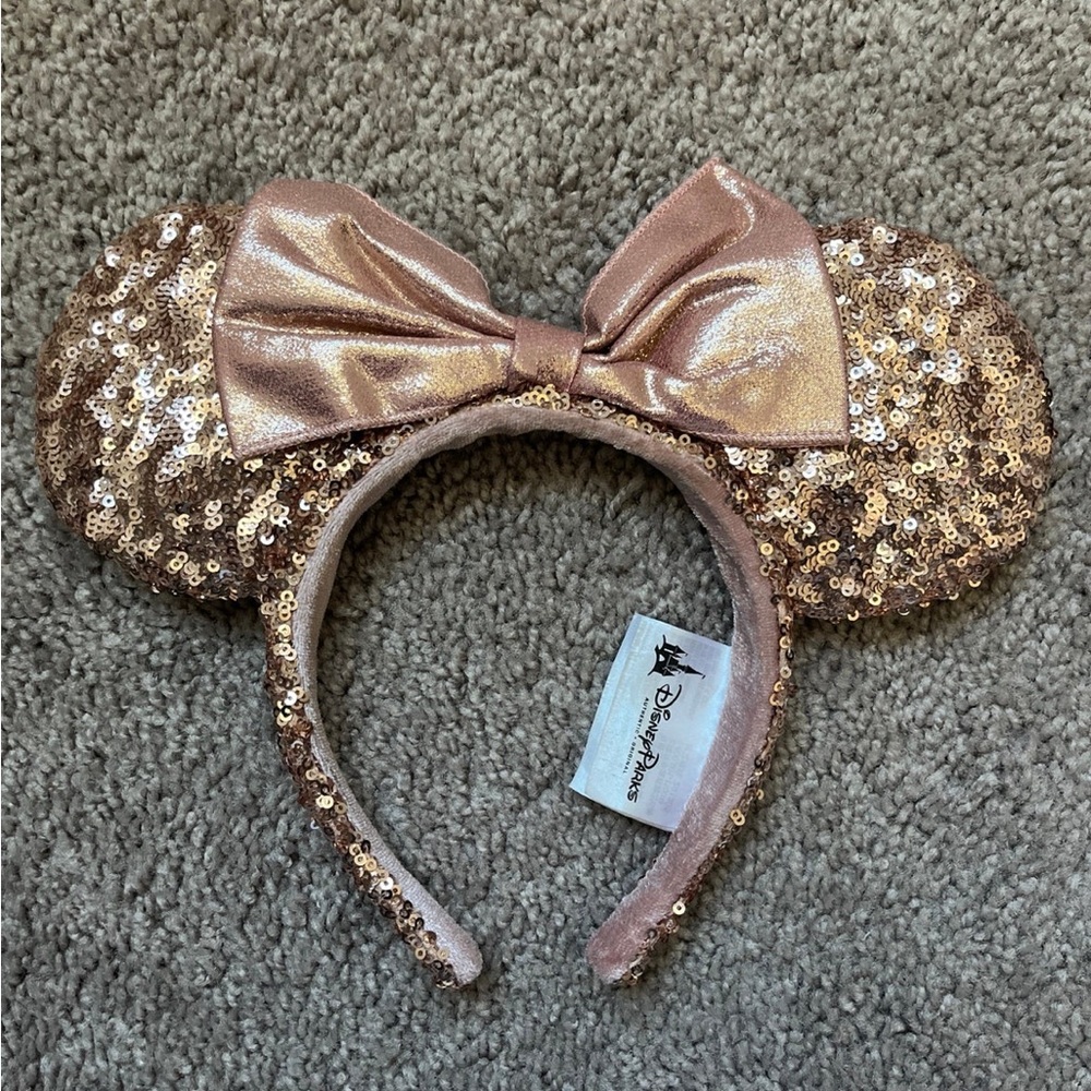 Rose Gold Disney Minnie Ears